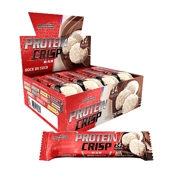 Crisp Bar Doce De Coco 45 Gr C/12 Un. Integralmédica