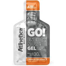 Go! Energy Now Gel Laranja Com Acerola 30G Atlhetica Nutrition