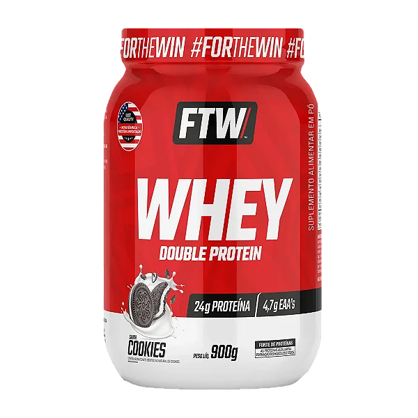 Whey Double Cookies Pote 900g – FTW