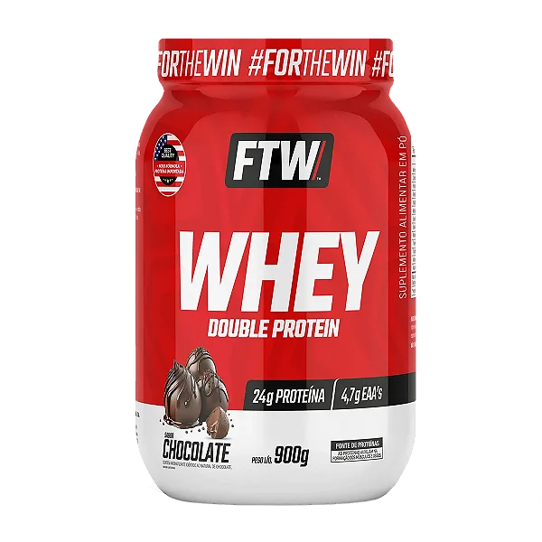 Whey Double Chocolate Pote 900g – FTW