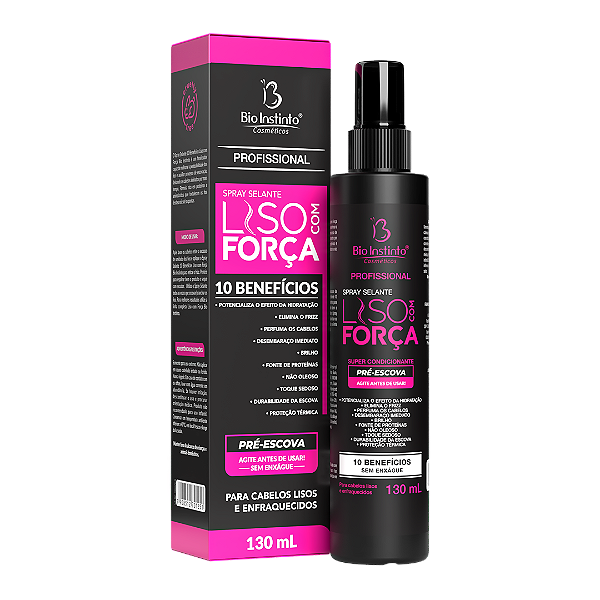 Liso Com Força 10 Benefícios 130ml Bio Instinto