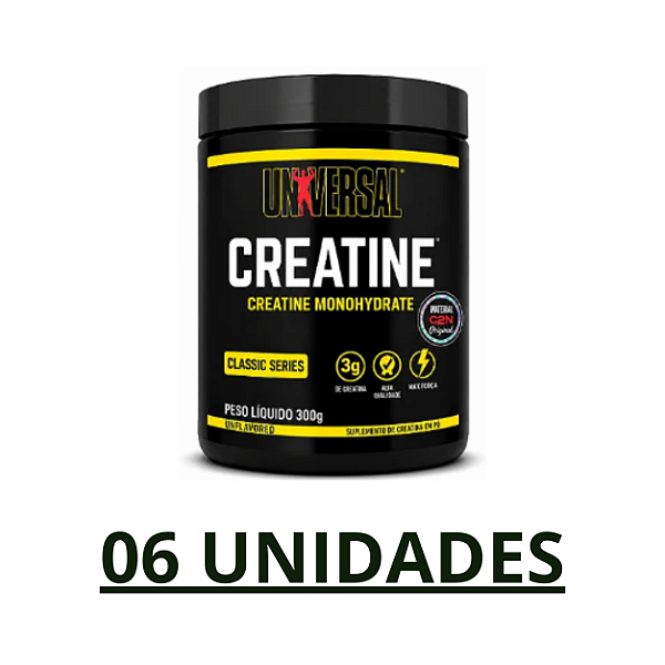 Combo - 6 Creatine Monnohydrate 300G Universal