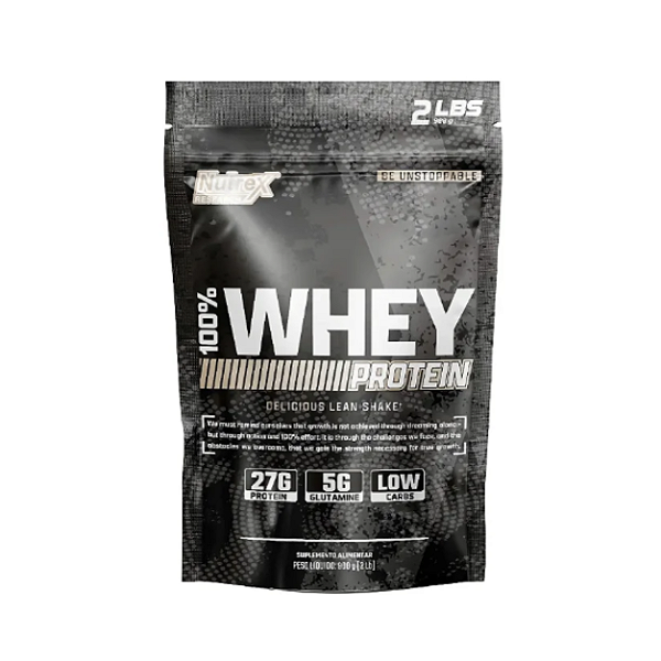 100% Whey Protein Refil 900G Mousse De Pistache Com Mel Nutrex (Validade 11/26)