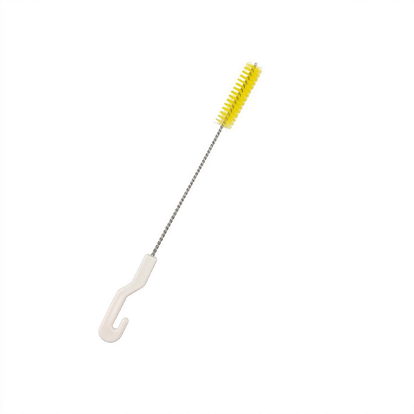 Mini Escova de Tubulação em Aço Inoxidável 12mm - AMARELO