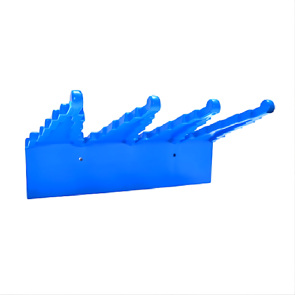Suporte Organizador de Parede Italimpia Bracket com 4 Ganchos – Azul
