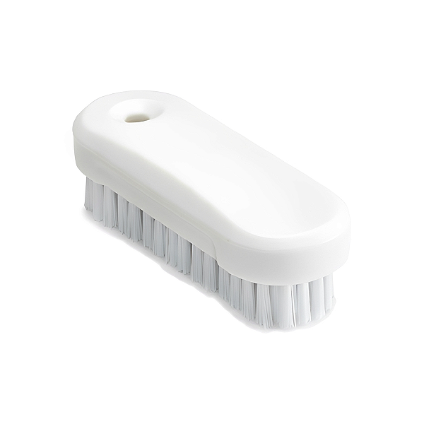 Escova para higienização de unhas e mãos com cerdas de PBT - Branca