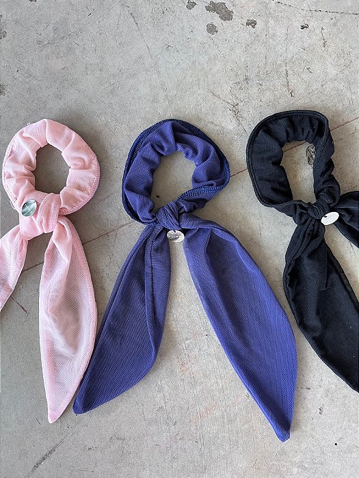 Scrunchie de cabelo - Tule