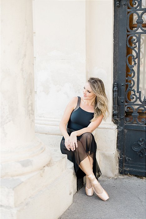 Collant Brisé - Preto