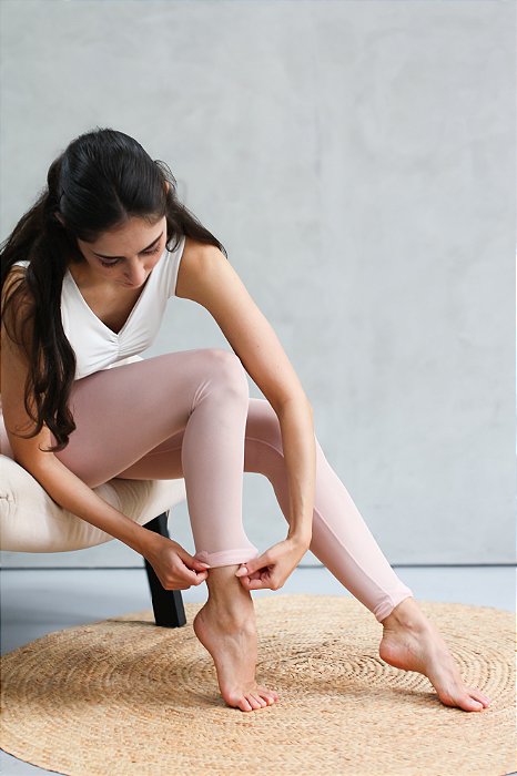 Meia-Calça Conversível em Tule - Rosé