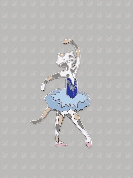 Pin Gatinha Azul - Cats Pointebrush