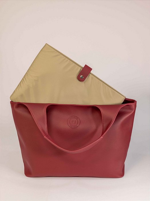 Bolsa Pointè Tote Grande - Burgundy