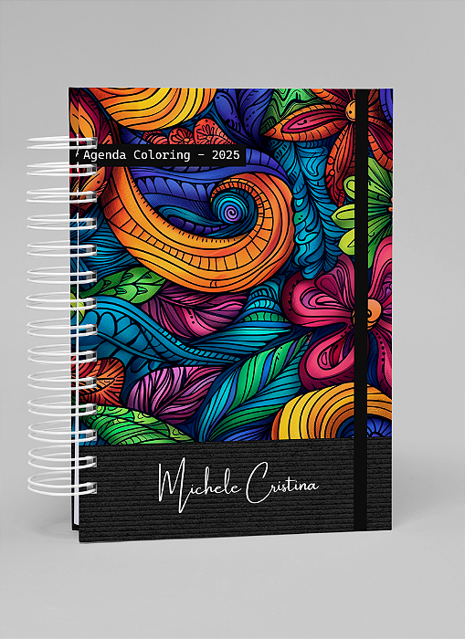 Agenda Datada Coloring 2025