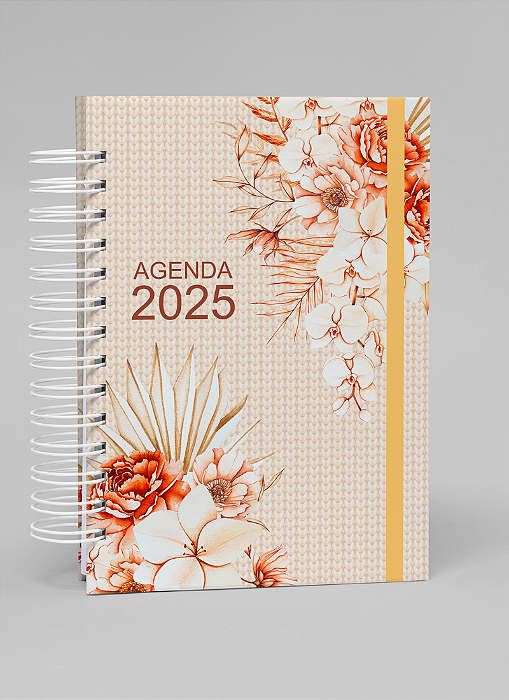 Agenda Datada Floral Boho 2025