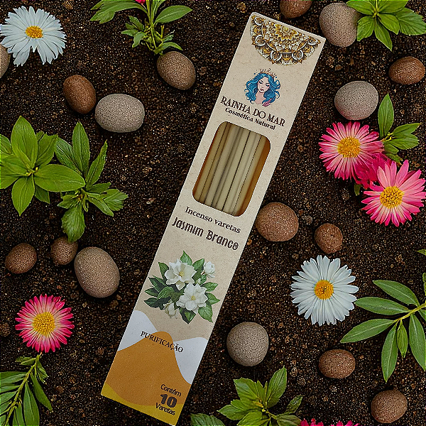 Incenso em Varetas Jasmim Branco