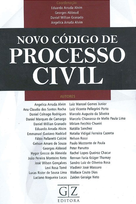 NOVO CÓDIGO DE PROCESSO CIVIL