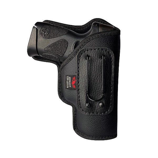 Coldre Velado Para Pistola Taurus GX4 Grafeno em Neoprene e Couro P.U