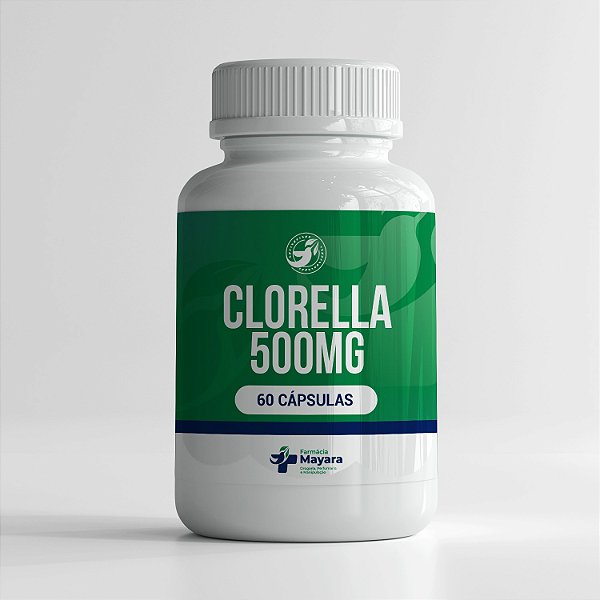 Clorela 500mg - 60 cápsulas