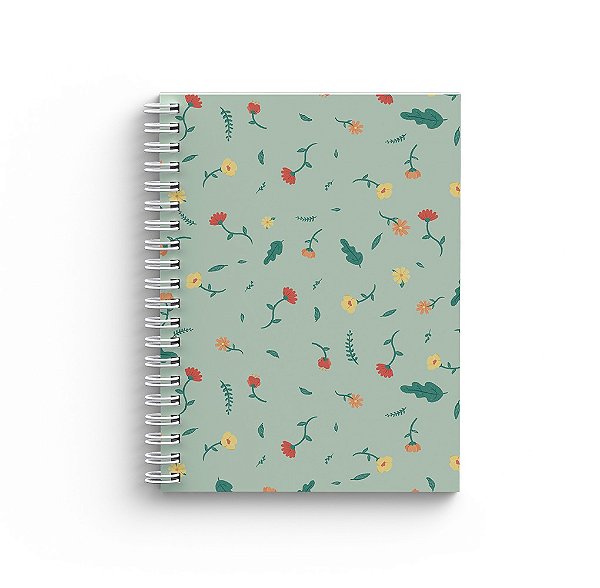 Floral Caderno A5