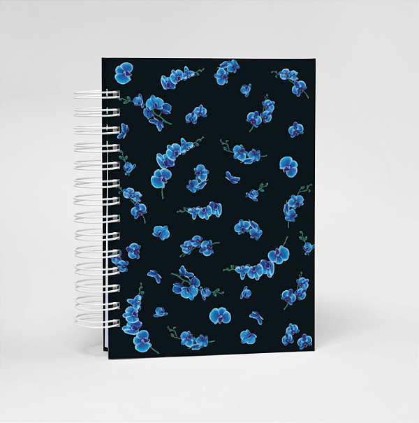 Agenda Orquideas Versão Preta