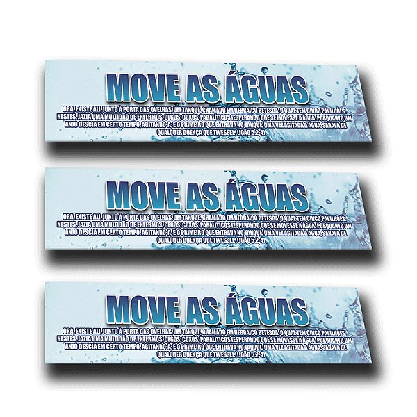 Adesivo Move as águas – 100 unids