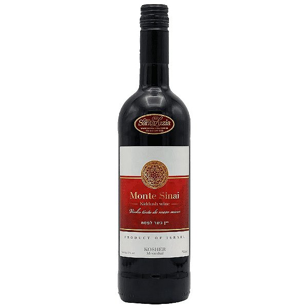 Vinho Tinto Kosher Monte Sinai – Importado De Israel – 750ml