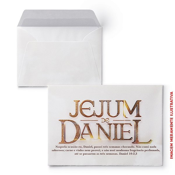 Envelope Colado Jejum de Daniel (100 uni)