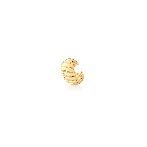 PIERCING LISO TRANCADO TRABALHADO BANHADO A OURO