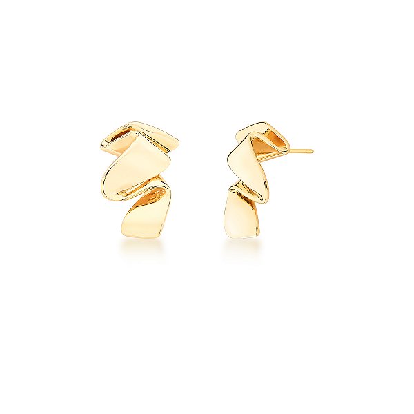 BRINCO MEDIO TRABALHADO TRANCADO BANHADO A OURO