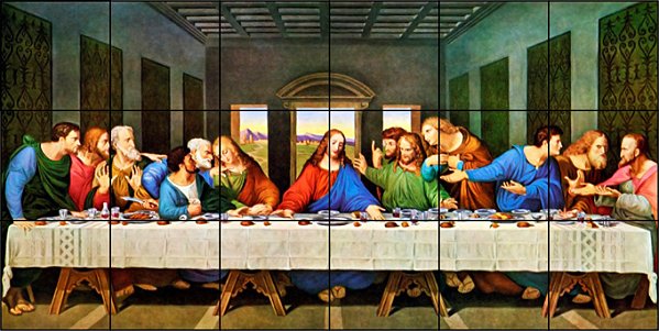 SANTA CEIA 120X60cm - 100% AZULEJO