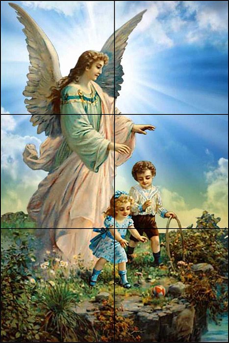 SANTO ANJO 40 X 60CM 100% AZULEJO