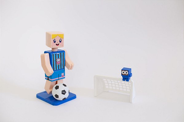 Brinquedo Interativo Acorda Coruja - Futebol Feminino - Azul