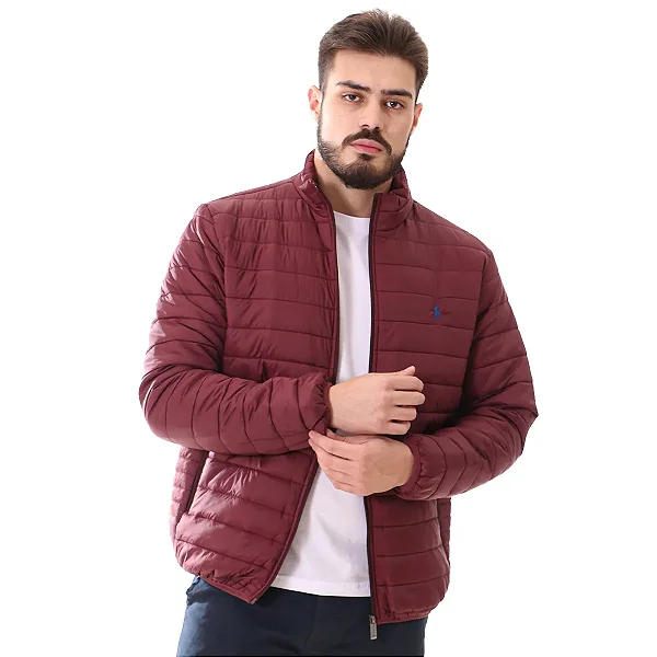 Jaqueta RL Sem Capuz Bordo