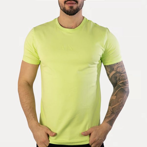 Camiseta Armani Exchange verde menta