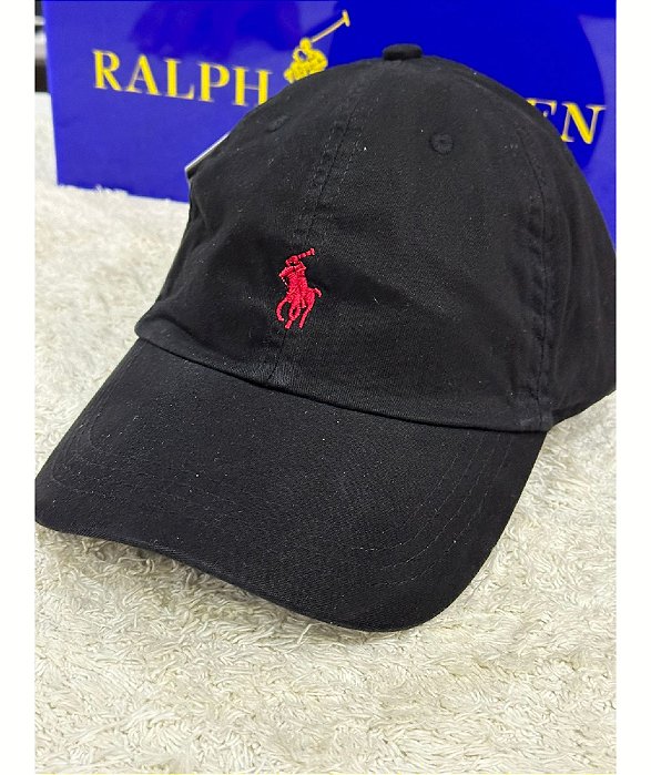 Boné Ralph Lauren Classic Cor preto
