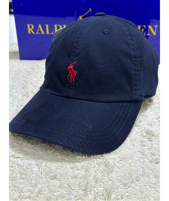 Boné Ralph Lauren Classic Cor Azul Marinho