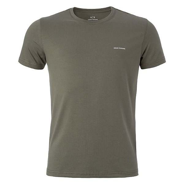 Camiseta Armani Exchange Cor Verde militar