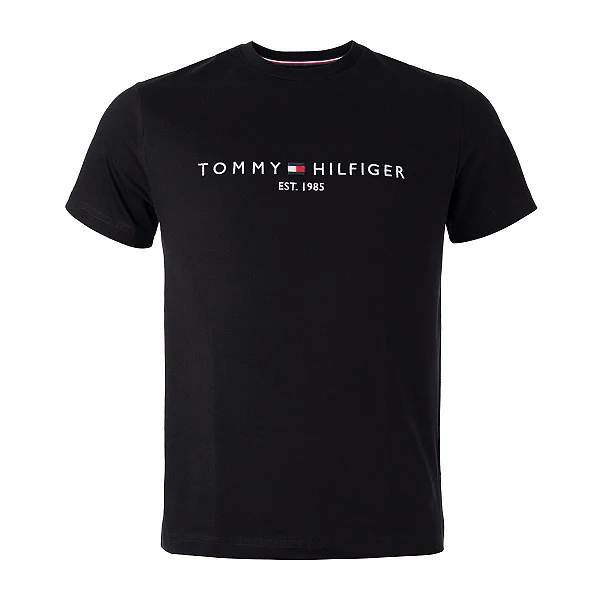 Camiseta Tommy Hilfiger Masculina Cor preta