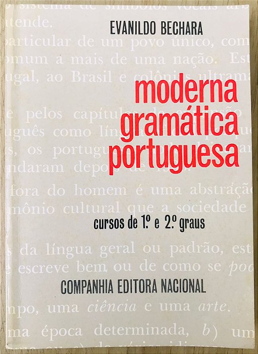 MODERNA GRAMÁTICA PORTUGUESA