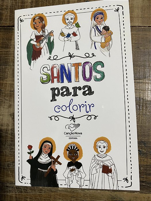 SANTOS PARA COLORIR