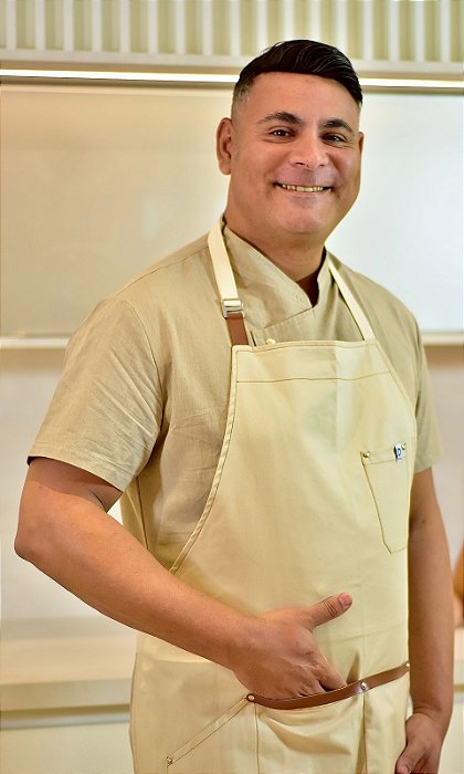 Tablier Masculino Bege