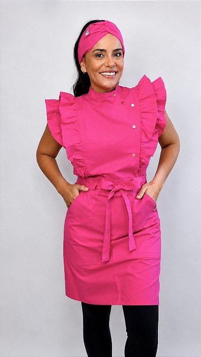 Dólmã Babado Pink