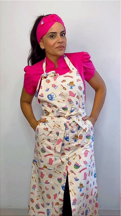 Tablier Longo Estampado