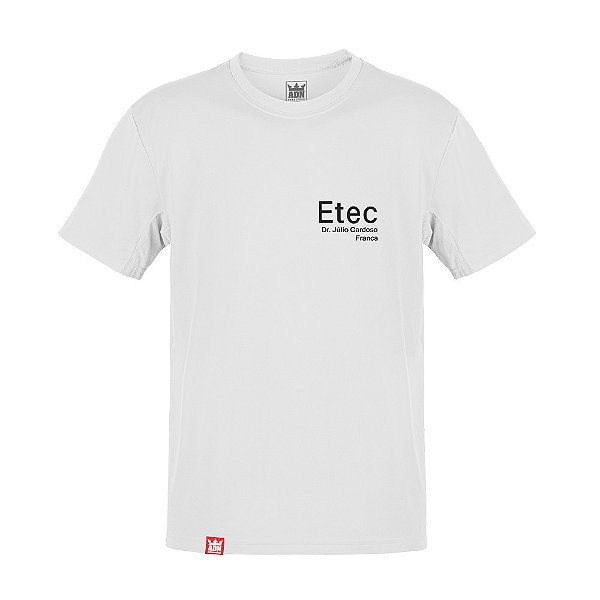 Camiseta ETEC Júlio Cardoso - Branca