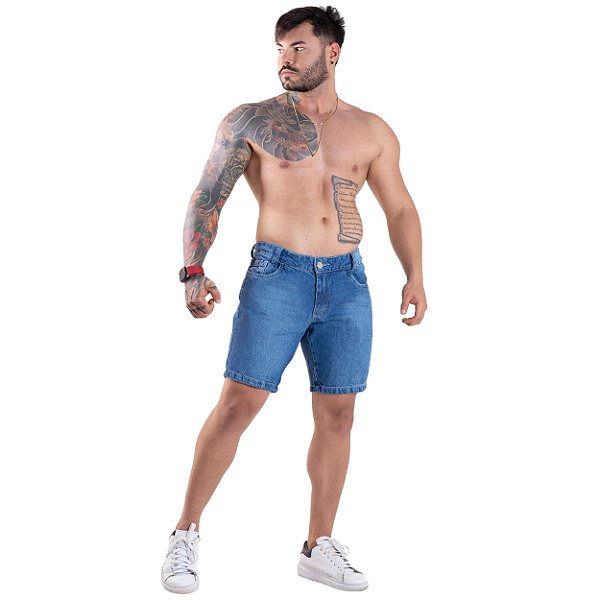 Short Jeans Mauricinho Bermuda Masculina 38 ao 46