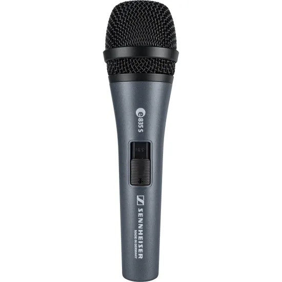 Microfone Sennheiser E835-S Dinâmico Cardioide
