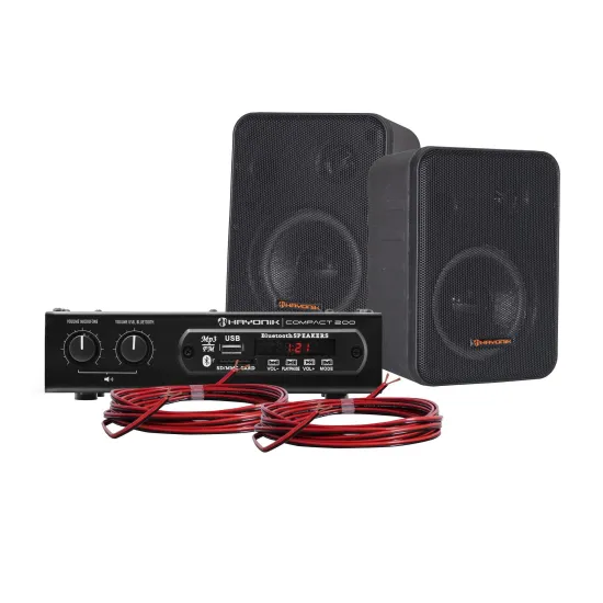 Kit Som Ambiente Hayonik Ambience 2000 V2 Preto