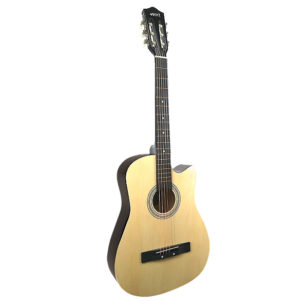 Violão Acústico MXT 38A-NTC Aço Natural Cutway