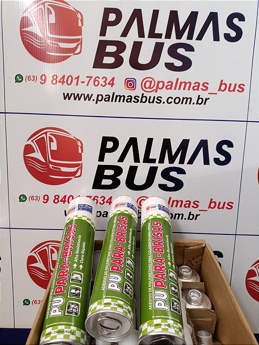 Cola para-brisa preta