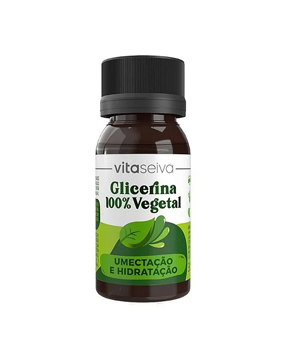 Concentrado Capilar de Glicerina 30ml 100% Vegetal Vita Seiva - Allegra  Beauty