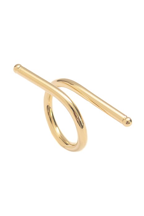 Anel Tubinho com Banho em Ouro 18k